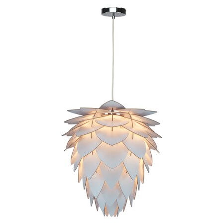 Bethel One Light White Ceiling Fixture, 701871 JU02C19WH